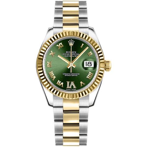 women's green rolex|Rolex green dial watch price.